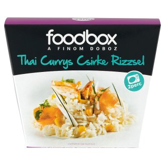 Foodbox thai currys csirke rizzsel 330 g