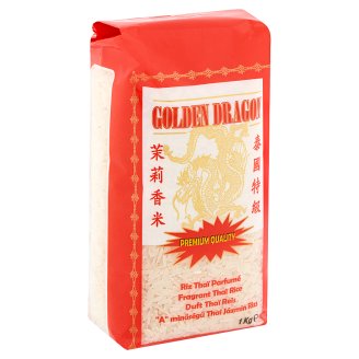 Golden Dragon "A" minőségű thai jázmin rizs 1 kg