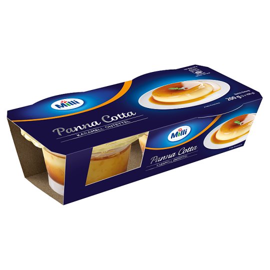 Milli Panna Cotta with Caramel Sauce 2 x 100 g