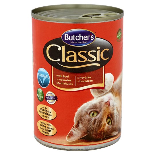 Butcher's Classic Complete Cat Food for Adult Cats with Beef 400 g