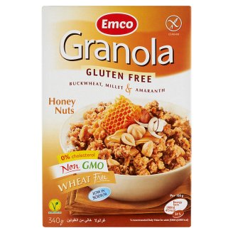 Emco Granola gluténmentes müzli mézzel és mogyoróval 340 g
