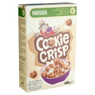 Nestlé Cookie Crisp süti formájú csoki ízű, ropogós gabonapehely 425 g
