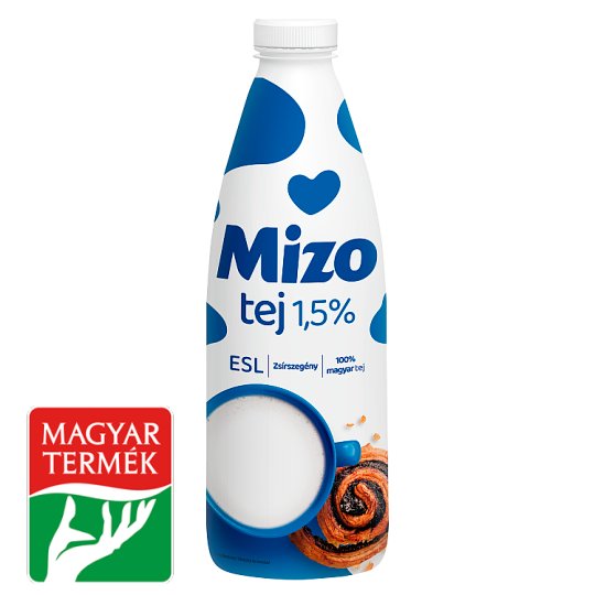 Mizo zsírszegény tej 1,5% 1,5 l