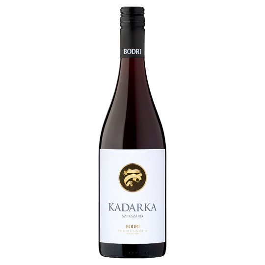 Bodri Szekszárdi Kadarka száraz vörösbor 12% 750 ml