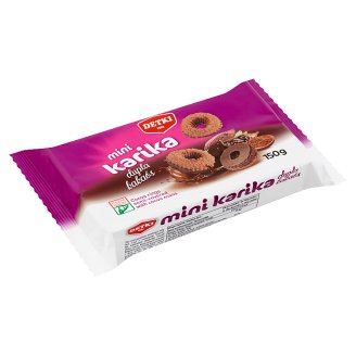 Detki dupla kakaós mini karika 150 g