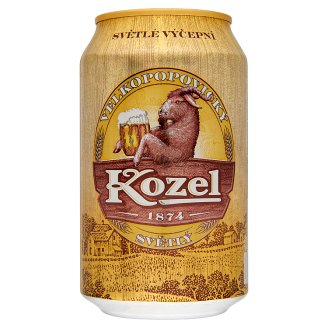 Velkopopovický Kozel Lager Beer 4% 0,33 l