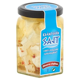 Valdor krémfehérsajt kockák fűszeres napraforgóolajban 260 g
