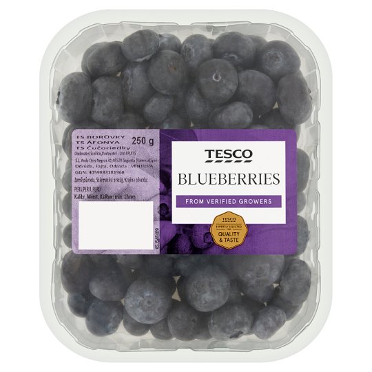 Tesco ízletes áfonya 250 g