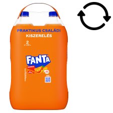 Fanta szénsavas narancsízű üdítőital 2 x 1,75 l