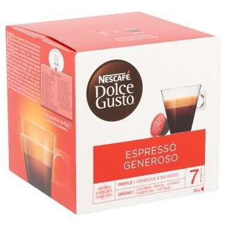 Nescafé Dolce Gusto Espresso Generoso őrölt pörkölt kávé 16 db 112 g