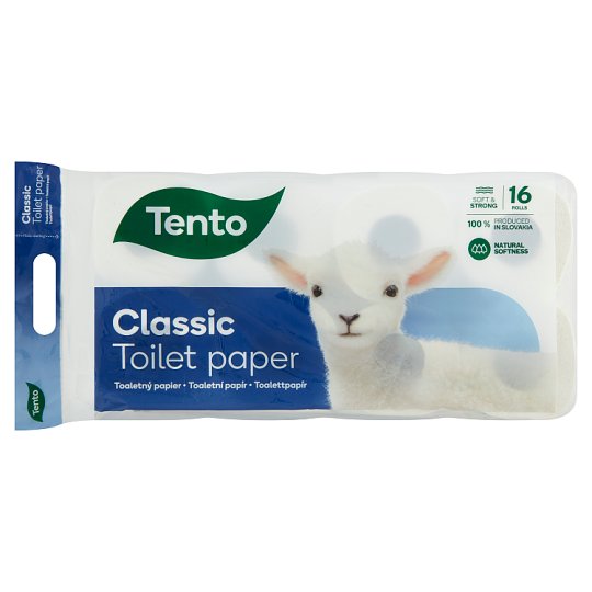 Tento Classic Toilet Paper 3 Ply 16 Rolls Tesco Online, Tesco From