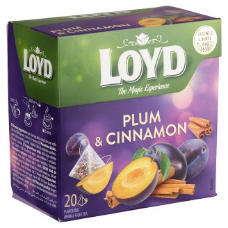 Loyd aromatizált szilva és fahéj ízű gyümölcstea 20 filter 40 g