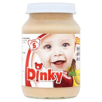 Dinky gluténtartalmú banános bébidesszert almával és túróval 5 hónapos kortól 190 g