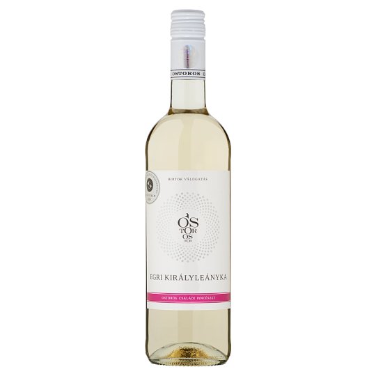 Ostorosbor Egri Királyleányka klasszikus száraz fehérbor 12% 750 ml
