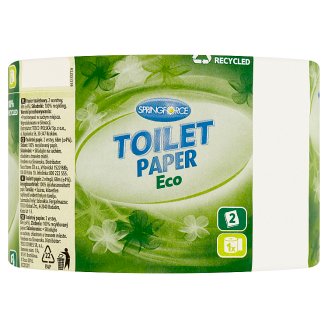 Springforce Eco toalett papír 2 rétegű 1 tekercs
