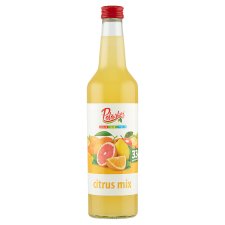 Pölöskei vegyes gyümölcsszörp citrus mix ízzel, cukorral és édesítőszerekkel 0,7 l