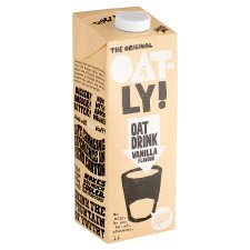 Oatly! Oat Drink with Vanilla Flavour, Added Vitamins and Minerals 1 l