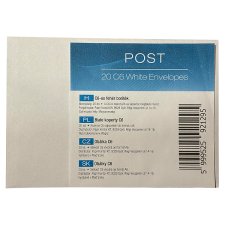 White Envelope LC/6 (114 x 162 mm) Self-adhesive 20 pcs