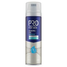 Tesco Pro Formula For Men Sensitive Shaving Gel 200 ml
