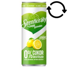 Szentkirályi Egy csepp gyümölcs citrom ízű szén-dioxiddal enyhén dúsított ital 250 ml