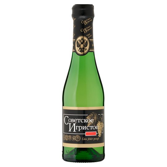 Szovjetszkoje Igrisztoje édes fehér pezsgő 10% 200 ml