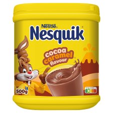 Nesquik karamell ízű instant cukrozott kakaóitalpor 500 g