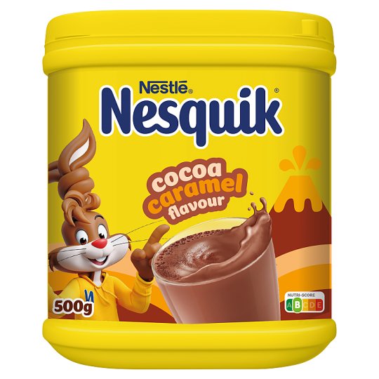 Nesquik karamell ízű instant cukrozott kakaóitalpor 500 g