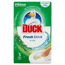 Duck Fresh Stick Pine Jelly Toilet Cleaner Strip 3 x 9 g (27 g)