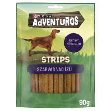 Purina AdVENTuROS szarvas, vad ízű rágcsálnivaló kiegészítő állateledel felnőtt kutyák számára 90 g