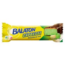 Balaton Expressz Dark Chocolate-Dipped Pistachio-Flavored Bar with Caramel 35 g