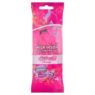 Wilkinson Sword Extra3 Beauty 3 pengés eldobható borotva 4 db