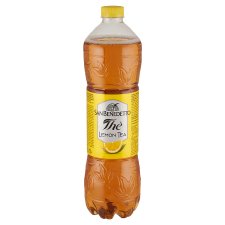 San Benedetto Lemon Ice Tea Flavor Non-Alcoholic Soft Drink with Sugar and Sweeteners 1,5 l