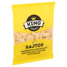 King csökkentett sótartalmú sajtos kréker 100 g