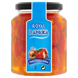 Valdor Royal paprika sajtkrémmel töltve napraforgóolajban 250 g
