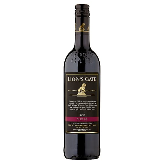 Lion's Gate Shiraz Dél-Afrikából származó bor 13,5% 750 ml