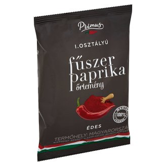 Primus I. osztályú édes fűszerpaprika őrlemény 500 g