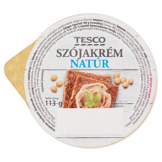 Tesco natúr szójakrém 113 g