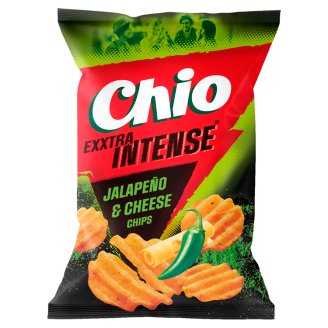 Chio Intense 3D sajtos és jalapeño chili ízű burgonyachips 65 g