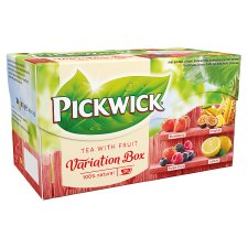 Pickwick Variaton Box variációk gyümölcsízű fekete teák gyümölcsdarabokkal 20 filter 30 g