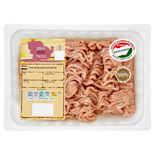 Tesco friss darált pulyka szárnytő filé 0,600 kg