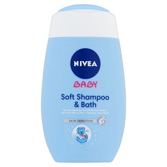NIVEA Baby gyengéd babasampon és fürdető 200 ml