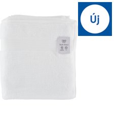 Tesco Home White Color Bath Sheet 100 cm x 150 cm