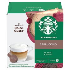 Starbucks by Nescafé Dolce Gusto Cappuccino Milk Powder and Coffee Pods 12 pcs/6 cups 120 g