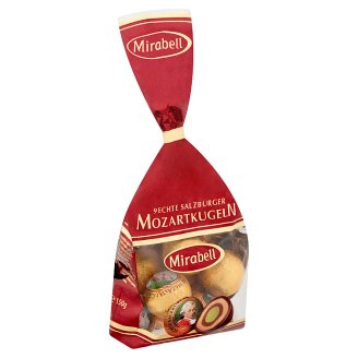 Mirabell Mozartkugeln étcsokoládé világos és sötét mogyoróskrém és marcipán töltelékkel 150 g