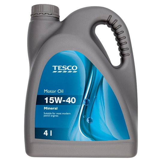Tesco 15W40 Motor Oil 4 l Tesco Online, Tesco From Home, Tesco Doboz