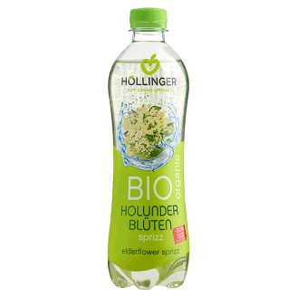Höllinger BIO szénsavas bodzavirág üdítőital BIO bodzavirág koncentrátumból 0,5 l