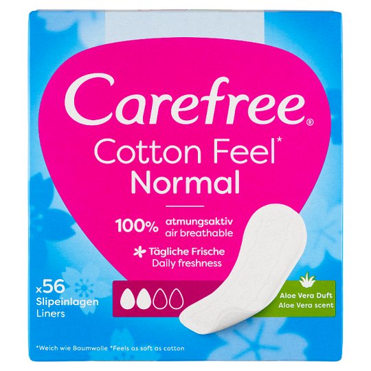 Carefree Cotton Aloe tisztasági betét 56 db