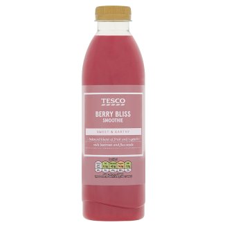 Tesco Berry Bliss gyümölcsalapú ital eperpürével-, cékla-, és feketeribizlilével 750 ml