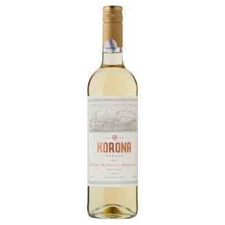 Egri Korona Borház Egri Fehér Ottonel Muskotály-Hárslevelű félédes fehérbor 12% 750 ml