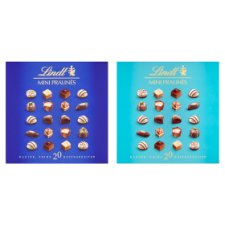 Lindt töltött csokibonbon kollekció tejcsokoládéból és keserű csokoládéból 20 db 100 g
